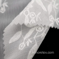 Tessuto in tulle bianco in poliestere 100% in cotone